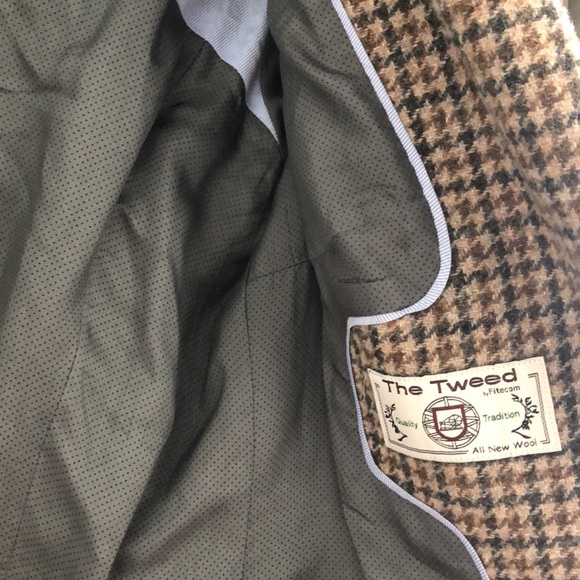 ZARA WOOL TWEED BLAZER SIZE MEDIUM - Picture 3 of 7